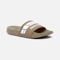 Sandalias New Athletic Htg01 Marron Con Blanco Mujer